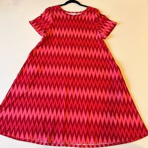 LuLaRoe Jessie Swing Dress, L